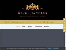 Tablet Screenshot of kingshandles.com